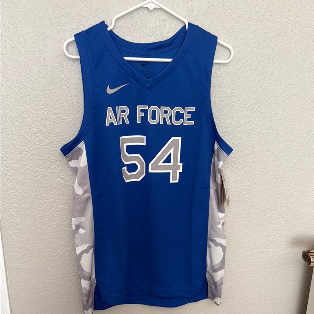 Nike Air Force Blue and White Jersey